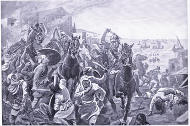 The capture of Tyre by Evagoras of Cyprus